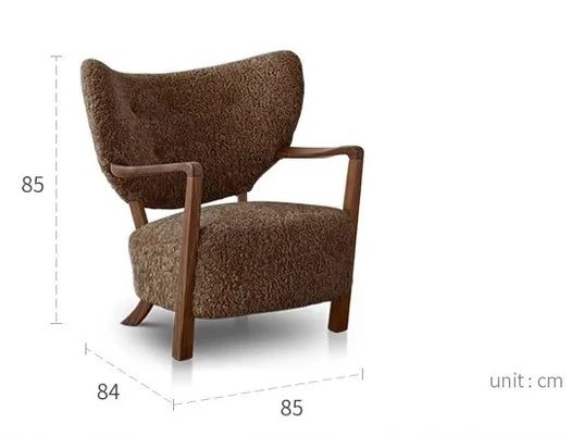 Poltrona singola in stile vintage francese/crema