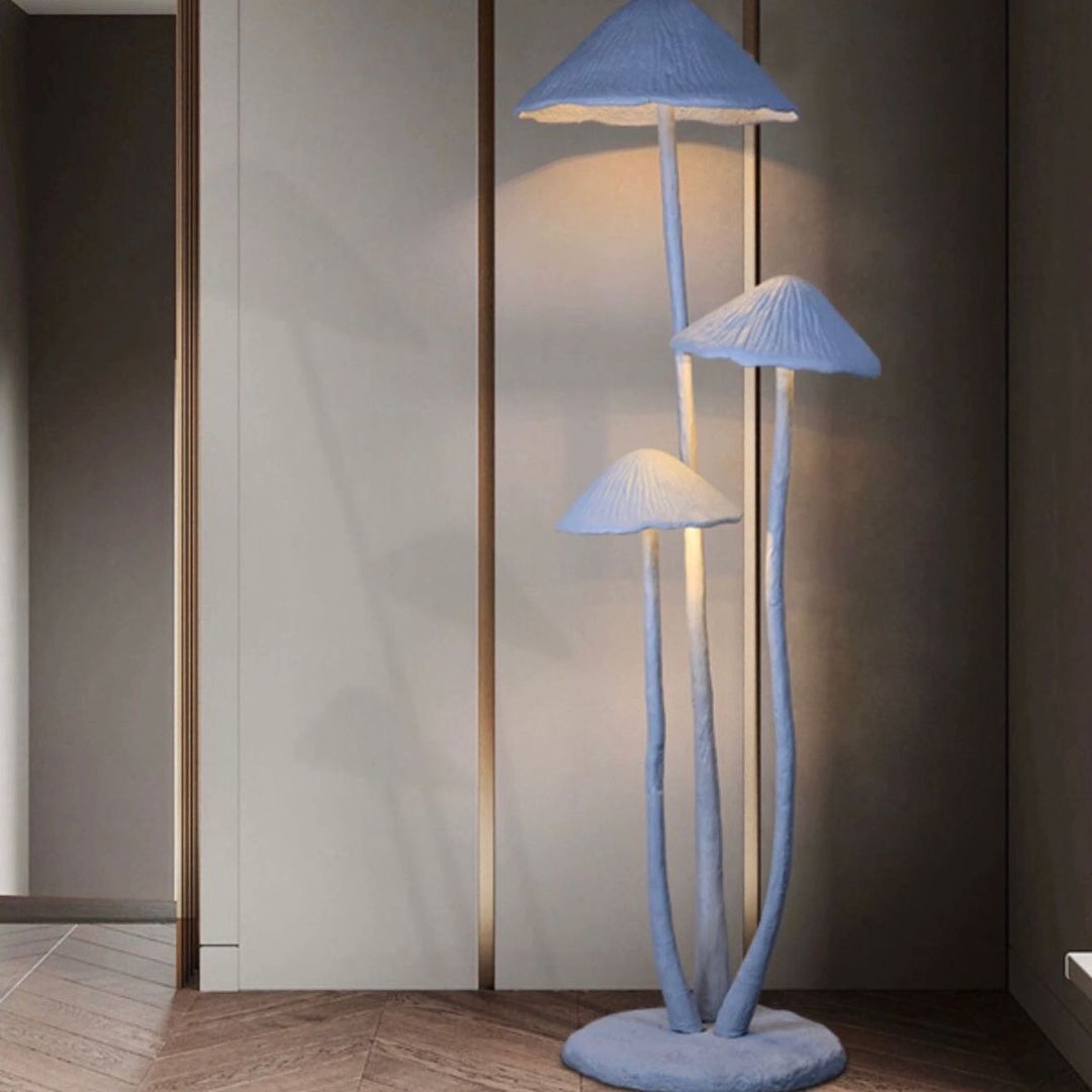 Lampada da terra a forma di fungo
