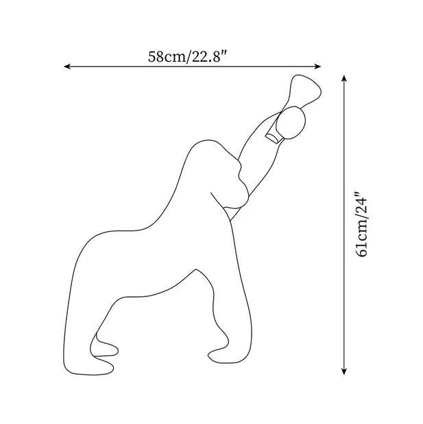 Gorilla Floor Lamp