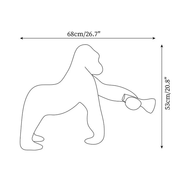 Lampada da terra Gorilla