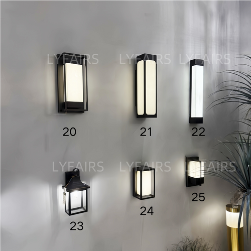 Collezione di lampade da parete per esterni V