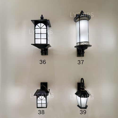 Collezione di lampade da parete per esterni VIII