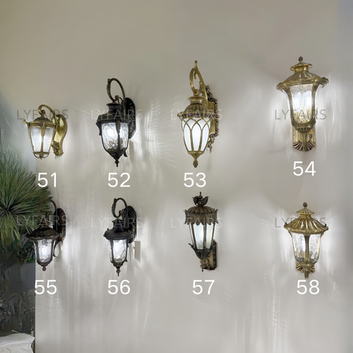 Collezione di lampade da parete per esterni XI