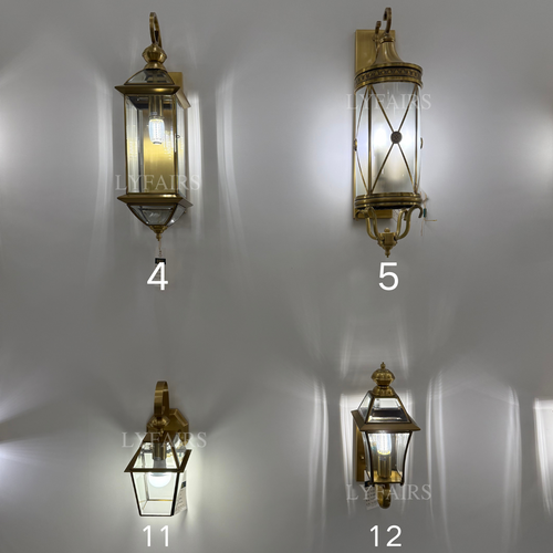 Collezione di lampade da parete per esterni II