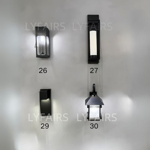 Collezione di lampade da parete per esterni VI