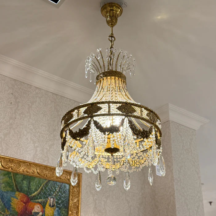 LYFAIRS x FH&Home Baroque Festoon Crystal Chandelier