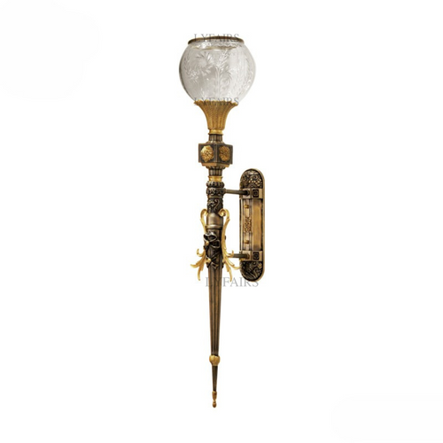 Lampada da parete a torcia in stile neogotico francese LYFAIRS x FH&Home