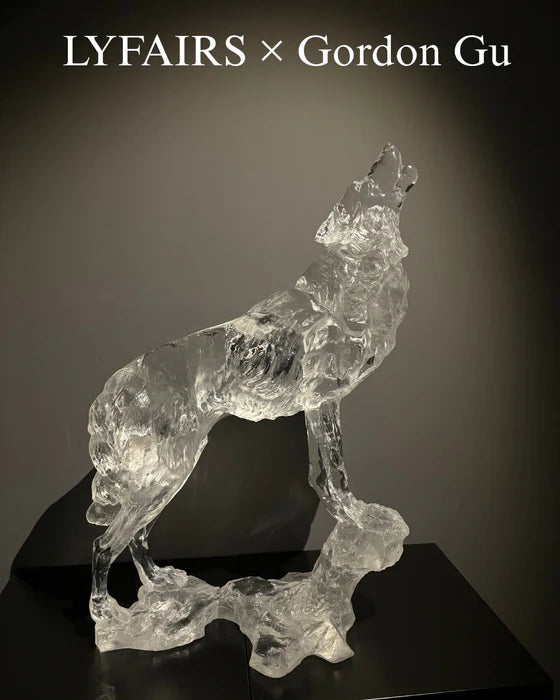 LYFAIRS x GORDON GU Wolf Sculpture