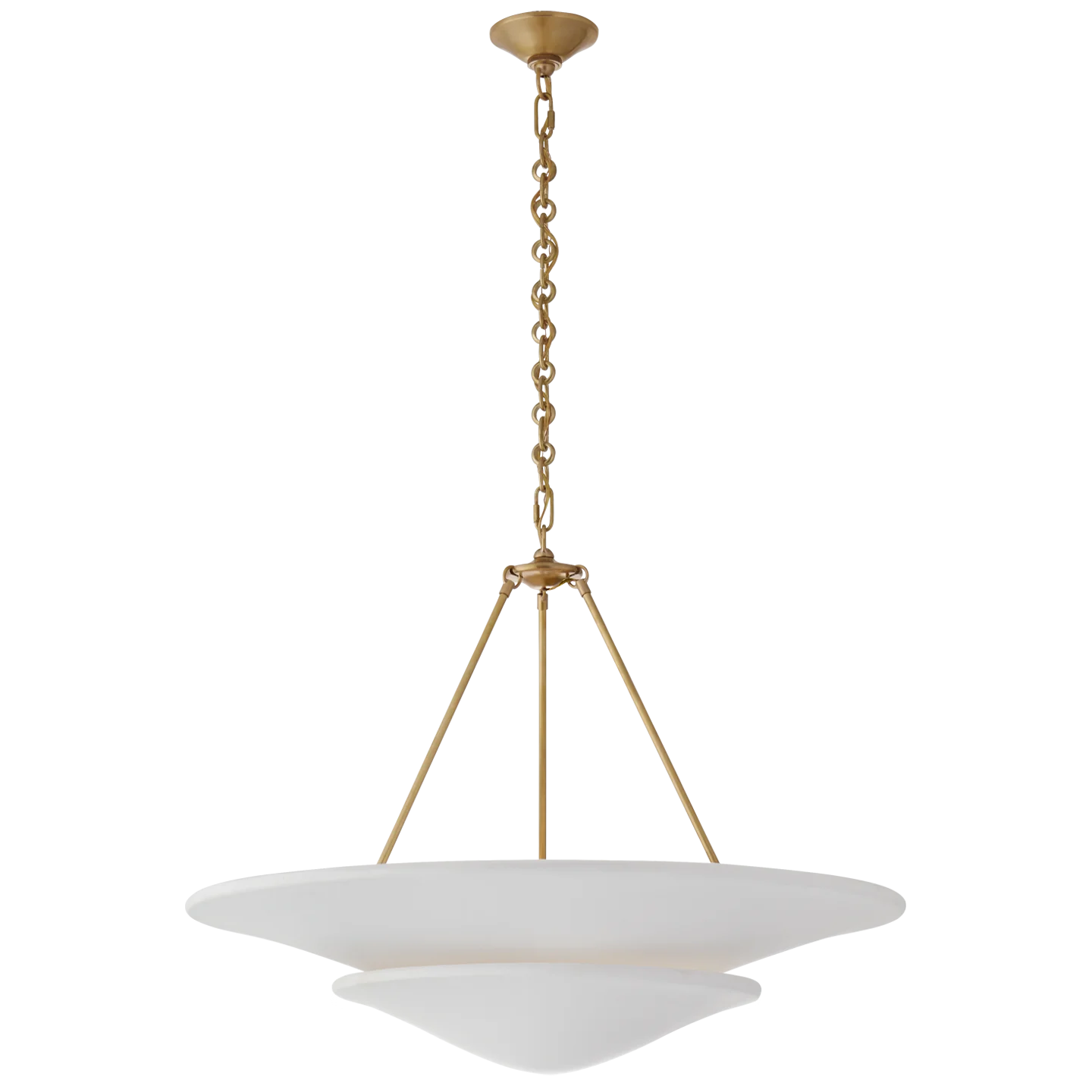 Lustre moderne à chapeau flottant