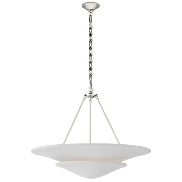 Lustre moderne à chapeau flottant