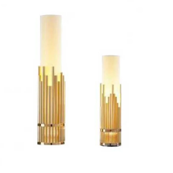 Lampada da tavolo moderna in metallo cilindrico Dolomite