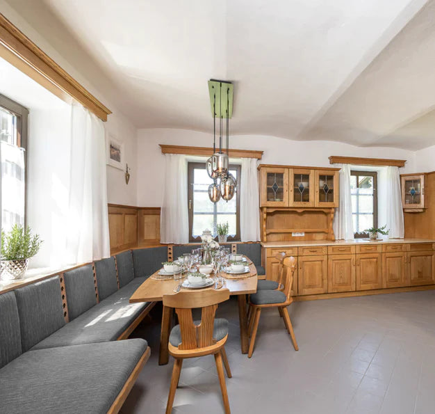 Lampadario moderno in vetro grigio fumé per sala da pranzo/isola della cucina
