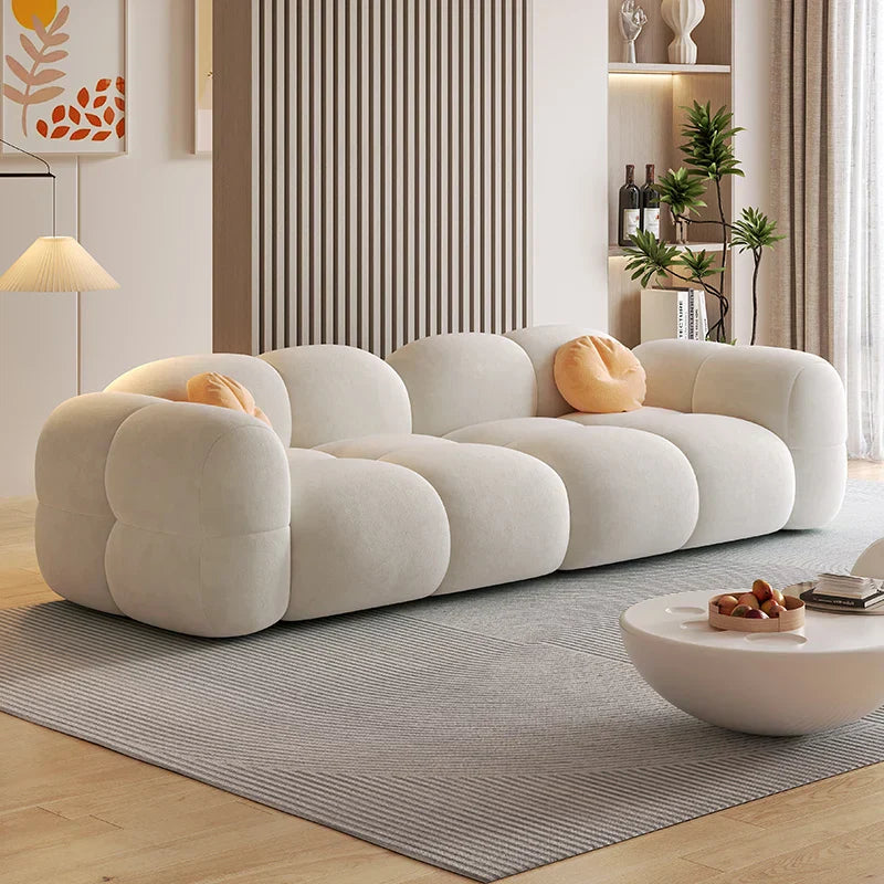 Canapé nuage moderne en velours anti-griffures pour chat
