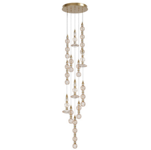 Customized Floating Irregular Glass Chandelier