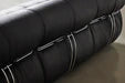 Italian Retro Unique Shape Sofa With Steel Teeth