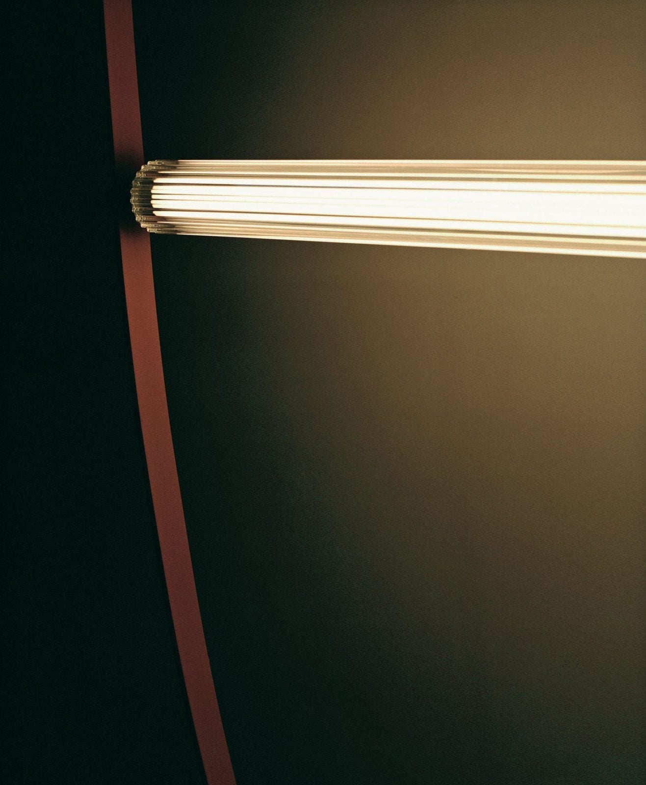 Designer U-shaped Belt Lamp LED Glass Tube Chandelier