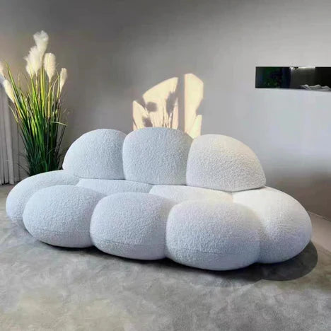 Modern Fluff Velvet Sofa for Living Room/Bedroom