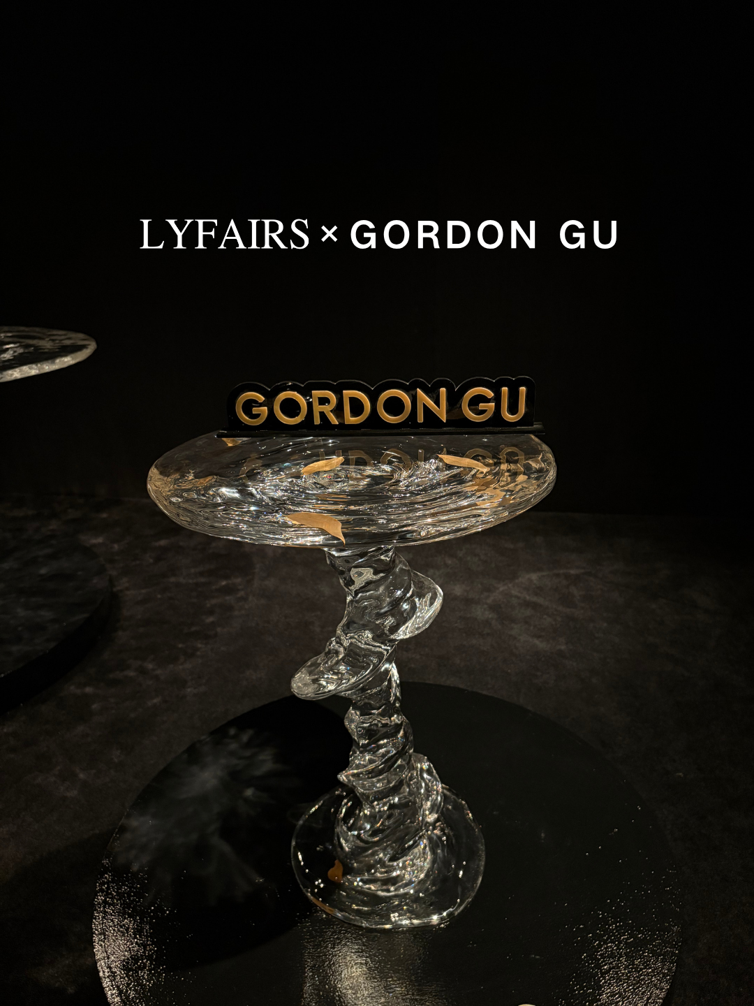 LYFAIRS x GORDON GU Ripple Artistic Side Table