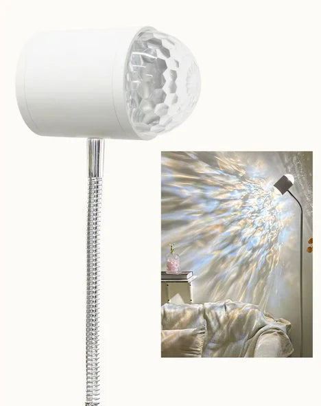 Ambient Water Ripple/Sunset Light Double-end Floor Lamp