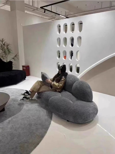 Divano moderno in velluto per soggiorno/camera da letto