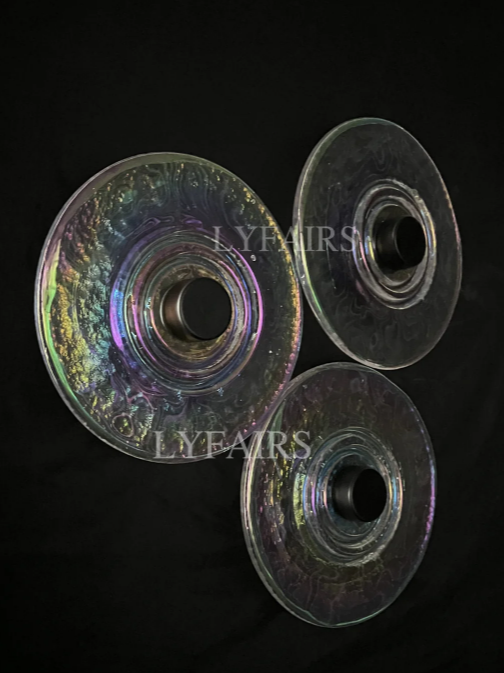 Modern Handcrafted Radiant Glass Wall Lamp