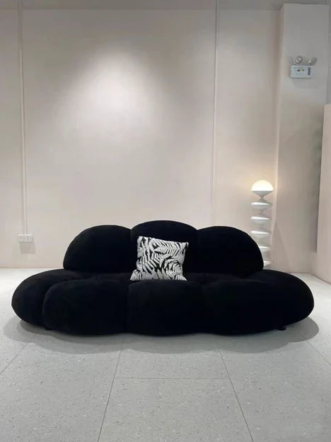 Divano moderno in velluto per soggiorno/camera da letto
