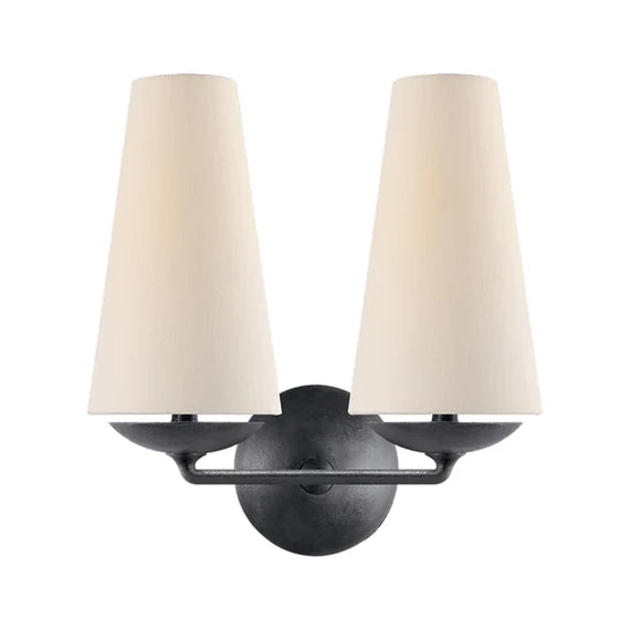 Lampadario verticale in finitura bronzo/nero/bianco