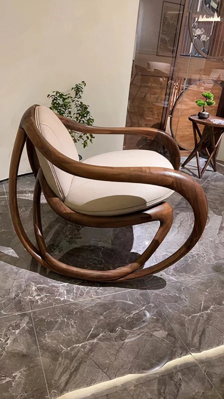 Modern Art Design Green/White/Black Accent Chair