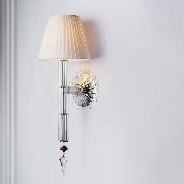 Applique murale de luxe à 1 lumière avec abat-jour