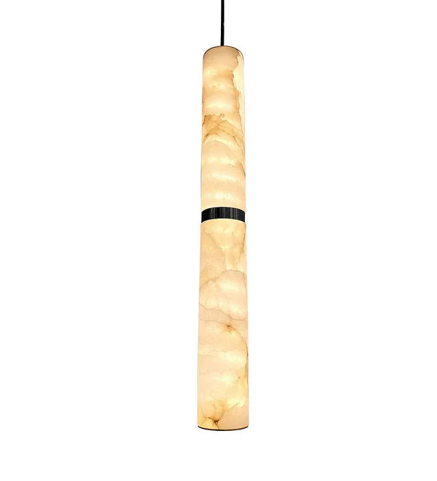 Suspension moderne en albâtre pour îlot de cuisine/table de chevet