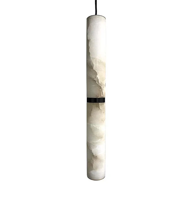 Suspension moderne en albâtre pour îlot de cuisine/table de chevet