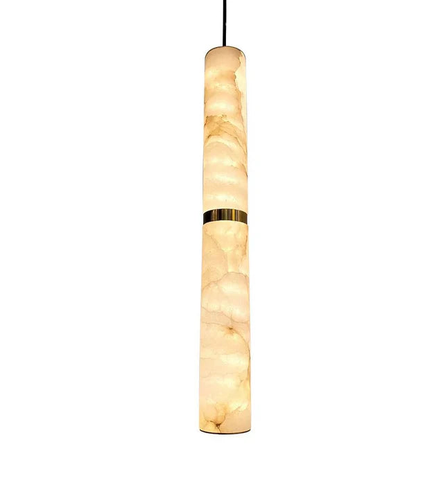 Suspension moderne en albâtre pour îlot de cuisine/table de chevet