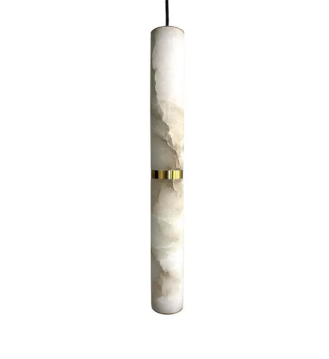 Suspension moderne en albâtre pour îlot de cuisine/table de chevet