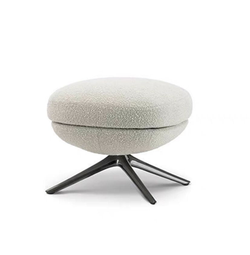 Fauteuil pivotant blanc moderne