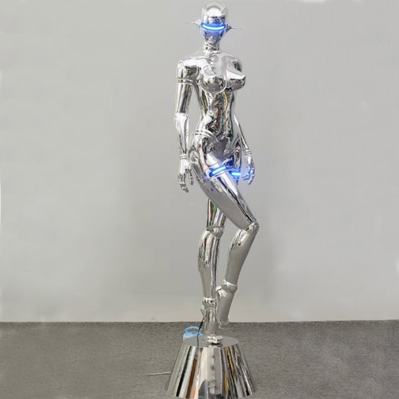 Elegante lampada da terra Dea