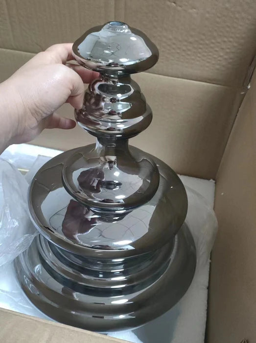 Lampada a sospensione moderna in vetro grigio con cielo stellato per sala da pranzo/bar/isola della cucina