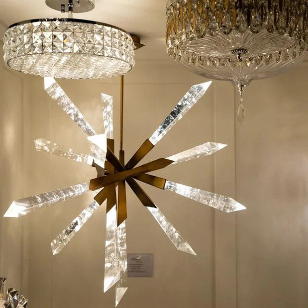 Luxury Sputnik Crystal Chandelier for Living Room/Dining Room/Bedroom ...