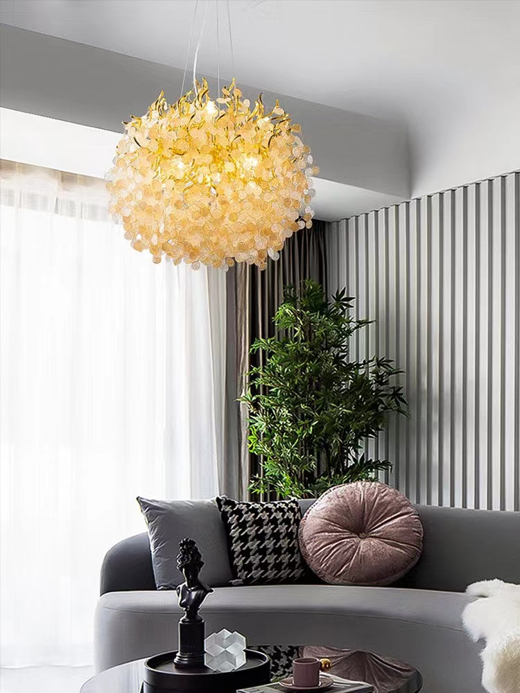 Nuovo lampadario di cristallo moderno e lussuoso con rami per sala da pranzo/soggiorno