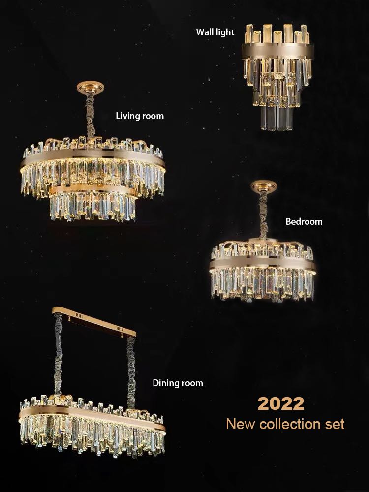 New Collection Crystal Chandelier For Living Room Hallway Modern Ceiling Light for Dining / Bedroom