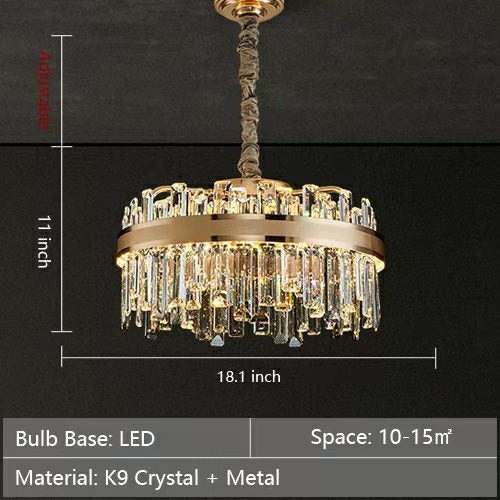 New Collection Crystal Chandelier For Living Room Hallway Modern Ceiling Light for Dining / Bedroom