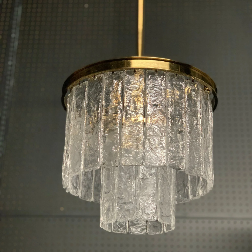 Modern Tiers Frosted Glass Shade Pendant Ceiling Light for Kitchen Island/Bar/Dining Room