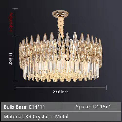 2022 New Arrival Crystal Chandelier Modern Living Room Ceiling Light