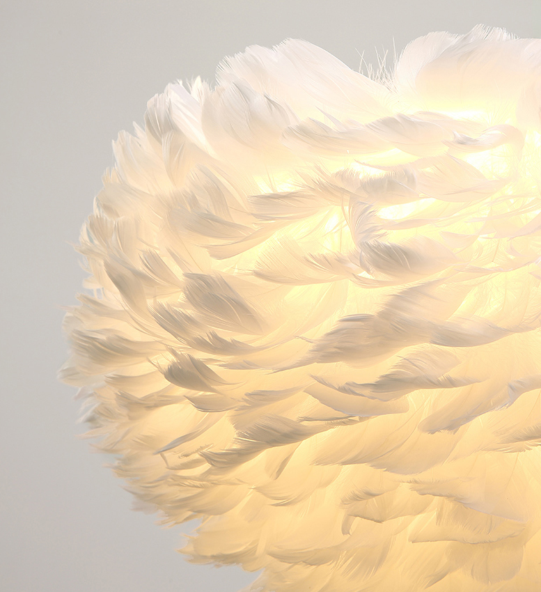 2021 Favorite Of Designers Feather Chandeliers Light For Bedroom Kitchen And Living
