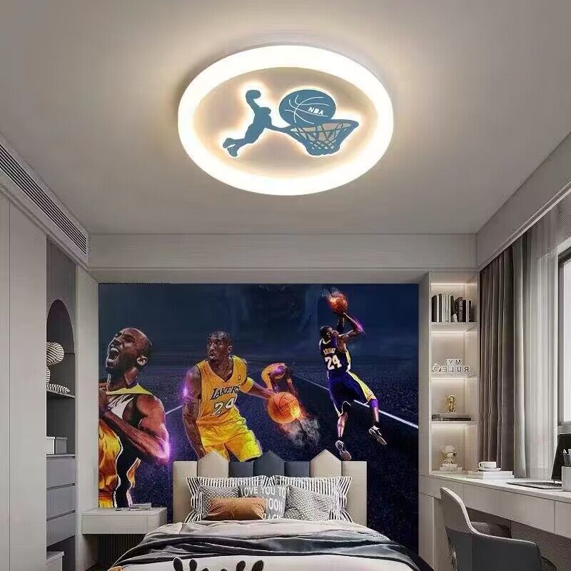 Children's Bedroom Lights Basketball Sports Ceiling Lights For Boys Room