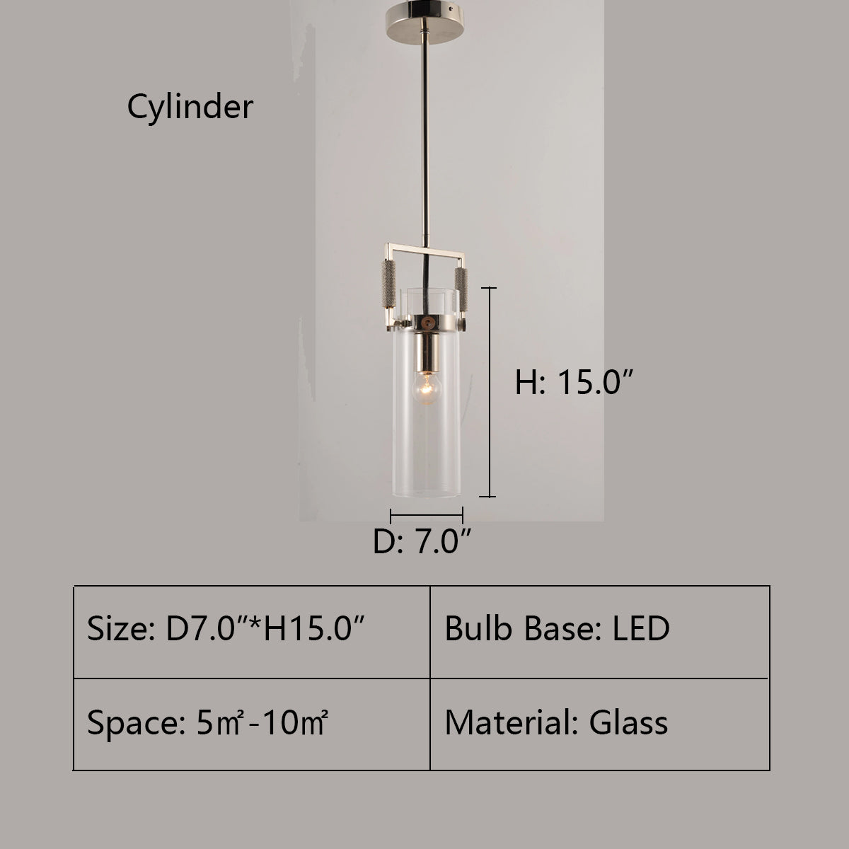 Cylinder: D7.0"*H15.0" MODULE GLASS PENDANT LIGHT,pendant,glass,black iron,metal,ceiling,kitchen island,bar,dining table,long table,dining bar,kitchen bar,island,modern light,glass light