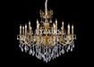 Baroque Revival Unique Patterned Antique Brass Chandelier Series