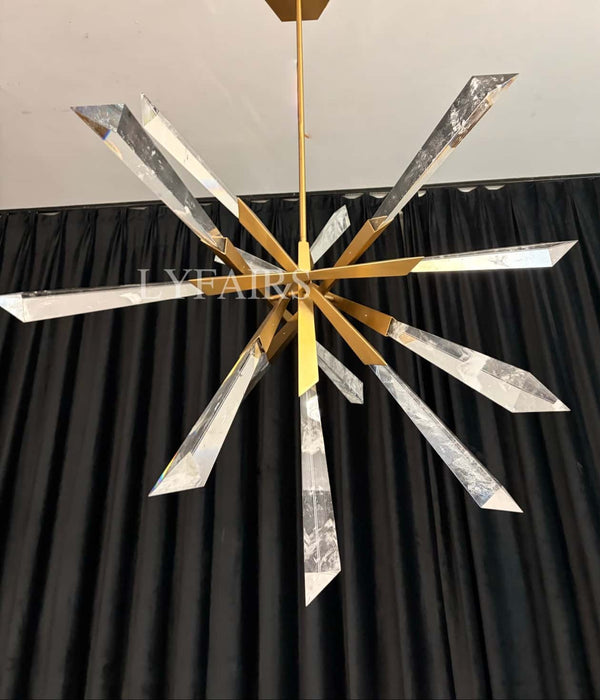 Lampadario di cristallo di lusso Sputnik per soggiorno/sala da pranzo/camera da letto 