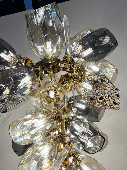 Modern Wine Glass Shape Chandelier Italian Light Luxury  Light Fixture for Ding/ Living Room/ Duplex/ Villa/ Restaurant
