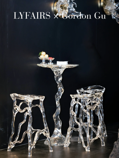 LYFAIRS x GORDON GU Vortex Round Bar Table