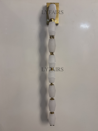 Modern Alabaster Necklace Wall Lamp